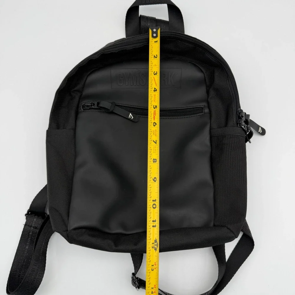 Gymshark Everyday Mini Backpack Black Small Workout Gym Bag